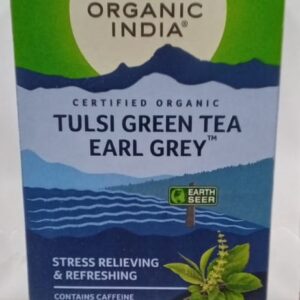 Organic India Tulsi Green Tea Earl Grey