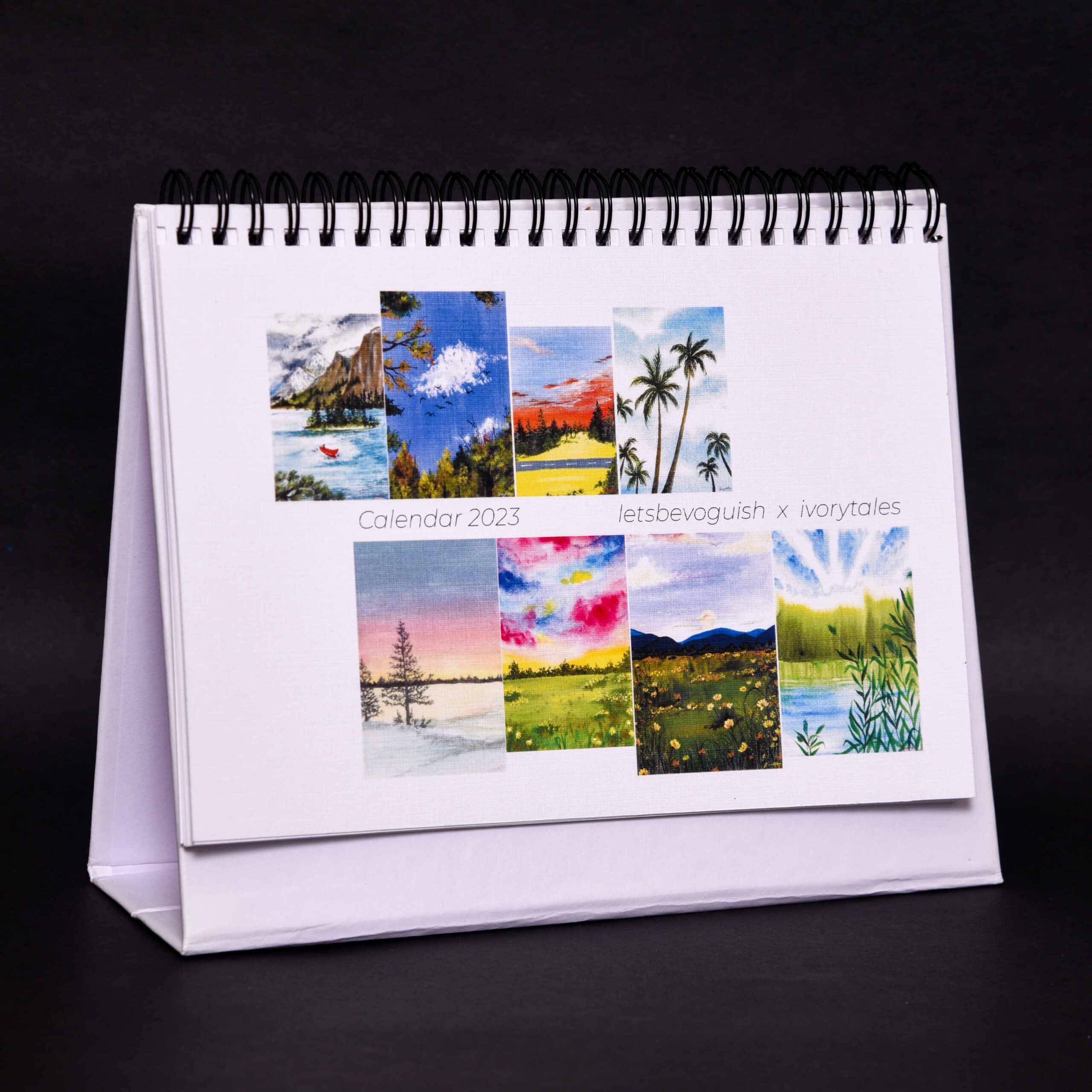 Easel-Landscapes and Desk Calendar